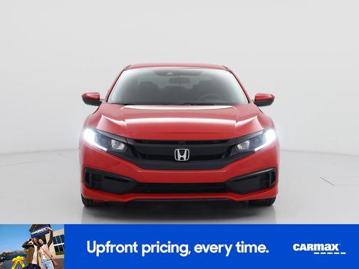 Red 2019 Honda Civic LX