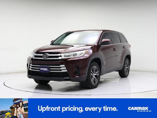 Burgundy 2019 Toyota Highlander LE