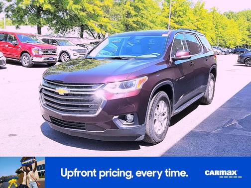 Burgundy 2021 Chevrolet Traverse LT Leather
