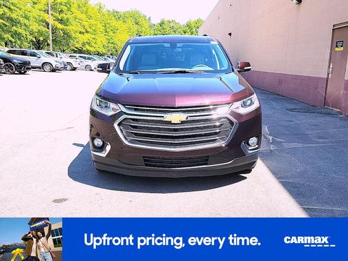 Burgundy 2021 Chevrolet Traverse LT Leather
