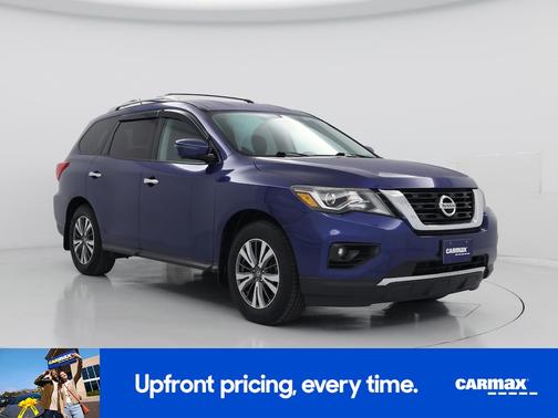 Blue 2017 Nissan Pathfinder SL