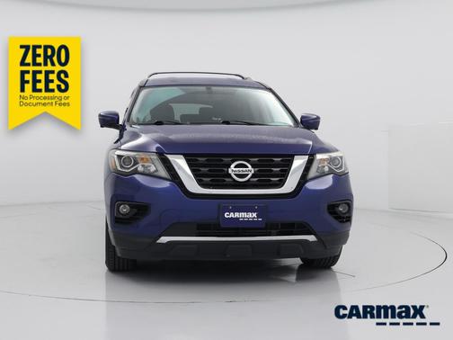Blue 2017 Nissan Pathfinder SL