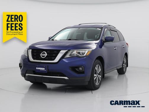 Blue 2017 Nissan Pathfinder SL