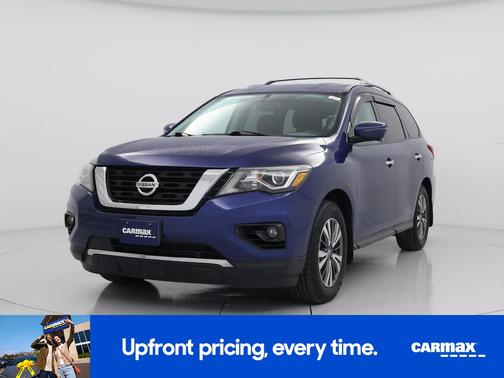 Blue 2017 Nissan Pathfinder SL