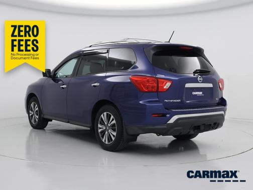 Blue 2017 Nissan Pathfinder SL