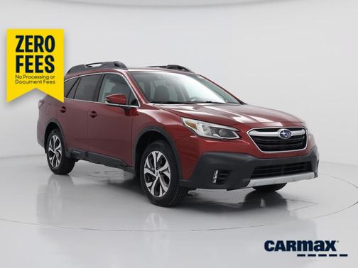 Red 2021 Subaru Outback Limited