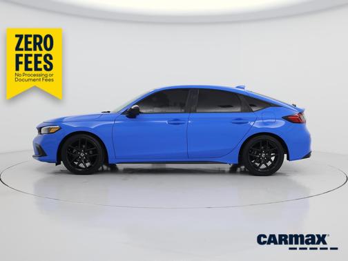 Blue 2023 Honda Civic LX