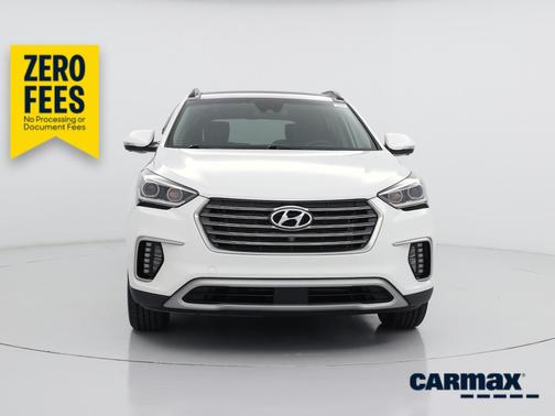 White 2017 Hyundai SANTA FE Limited Ultimate