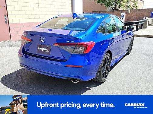 Blue 2022 Honda Civic Sport