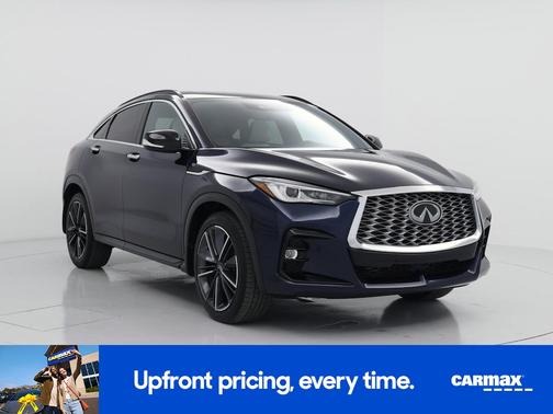 Blue 2023 INFINITI QX55 Luxe