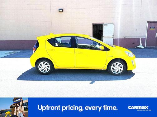 Yellow 2015 Toyota Prius c One