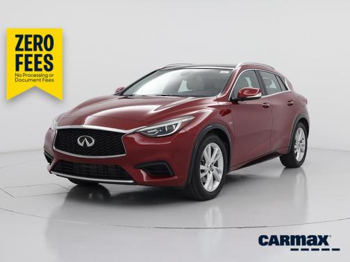 Red 2019 INFINITI QX30 Luxe