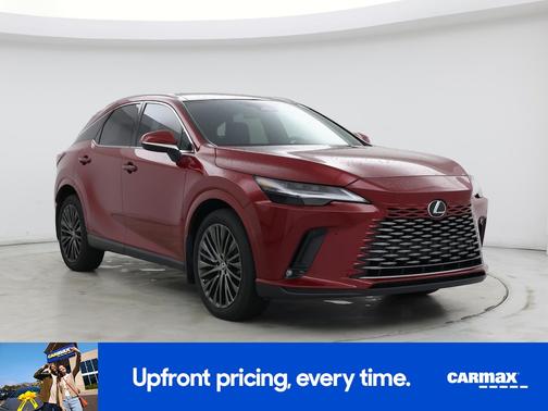 Red 2023 Lexus RX 350h Luxury
