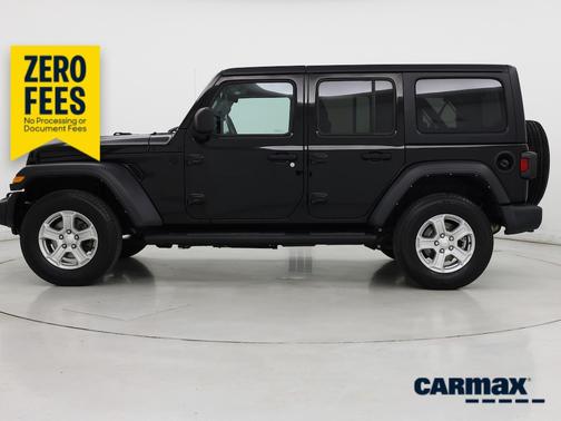Black 2022 Jeep Wrangler Unlimited Sport S
