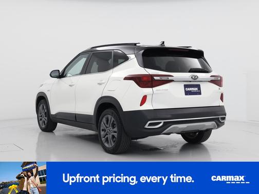 White 2021 Kia Seltos S