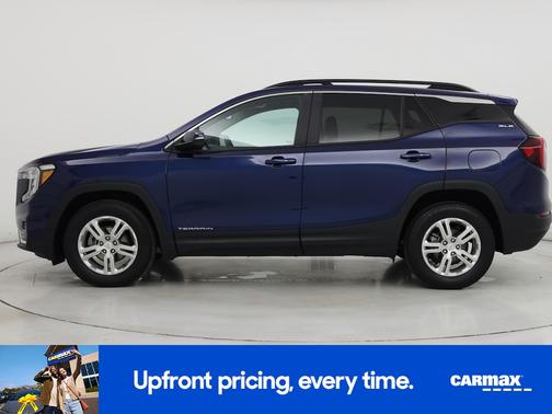 Blue 2022 GMC Terrain SLE