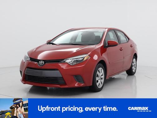 Red 2015 Toyota Corolla LE