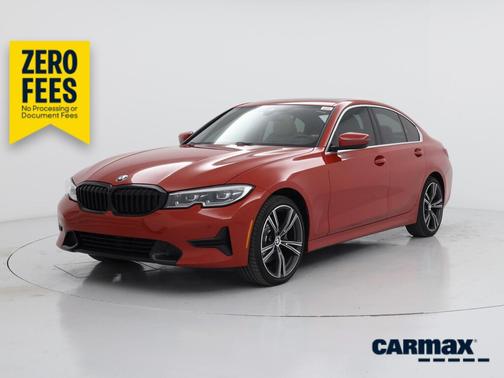 Red 2021 BMW 330 I xDrive