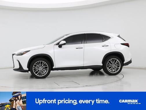White 2025 Lexus NX 350h Luxury
