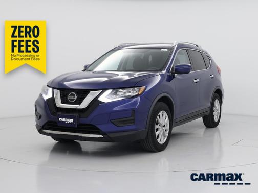 Blue 2018 Nissan Rogue SV