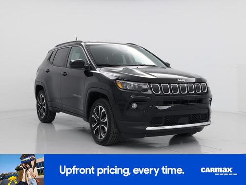 Black 2022 Jeep Compass Limited