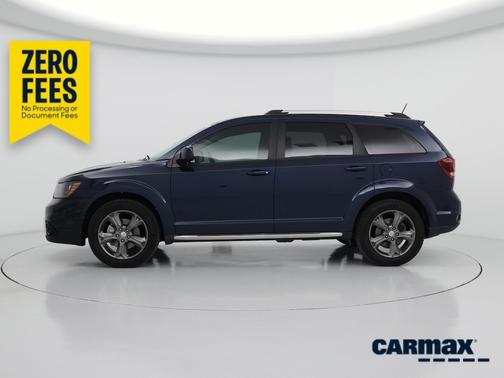 Blue 2015 Dodge Journey Crossroad