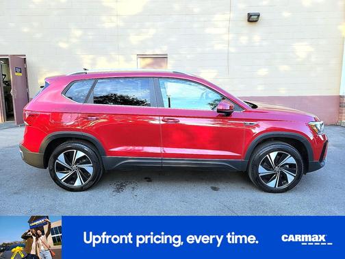 Red 2024 Volkswagen Taos SE