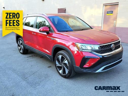 Red 2024 Volkswagen Taos SE