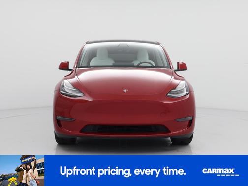 Red 2022 Tesla Model Y Long Range