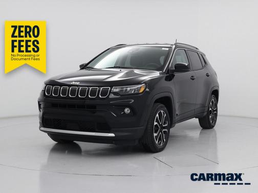 Black 2022 Jeep Compass Limited
