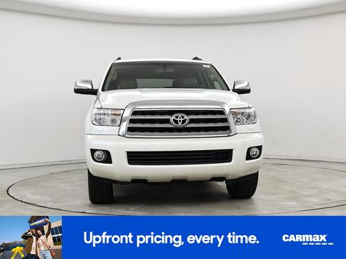 White 2017 Toyota Sequoia Platinum