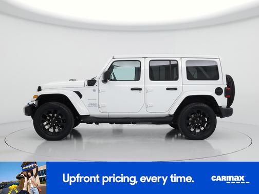 White 2023 Jeep Wrangler 4xe Unlimited Sahara