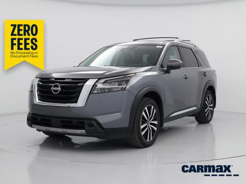 Gray 2025 Nissan Pathfinder Platinum