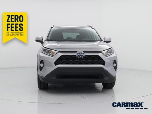 Silver 2021 Toyota RAV4 Hybrid XLE