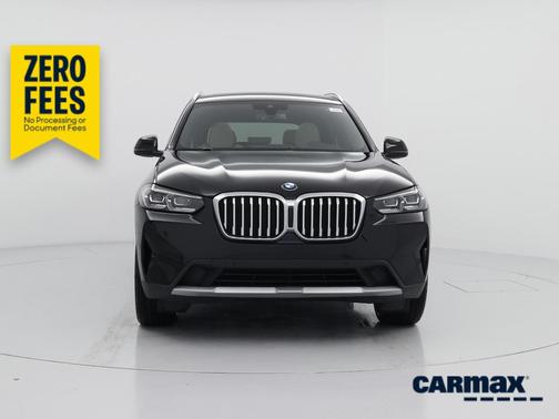 Black 2022 BMW X3 XDrive30i
