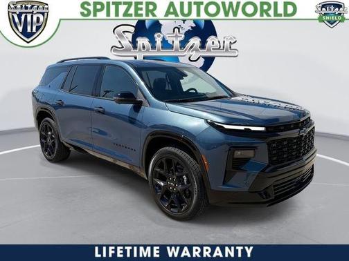 Blue 2026 Chevrolet Traverse RS