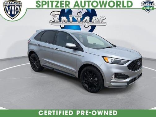 Iconic Silver Metallic 2024 Ford Edge ST Line