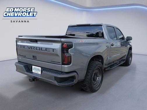Satin Steel Metallic 2021 Chevrolet Silverado 1500 Custom