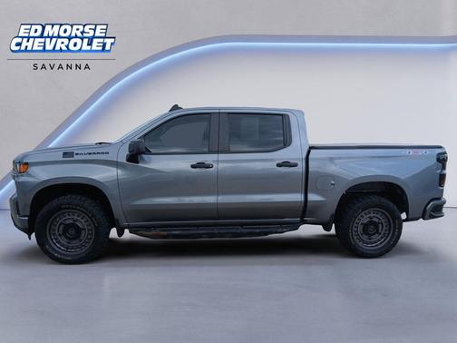 Satin Steel Metallic 2021 Chevrolet Silverado 1500 Custom