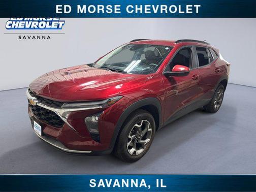 Crimson Metallic 2025 Chevrolet Trax LT