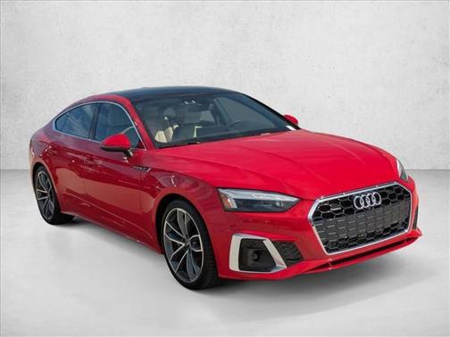 Tango Red Metallic 2023 Audi A5 Sportback S line Premium Plus