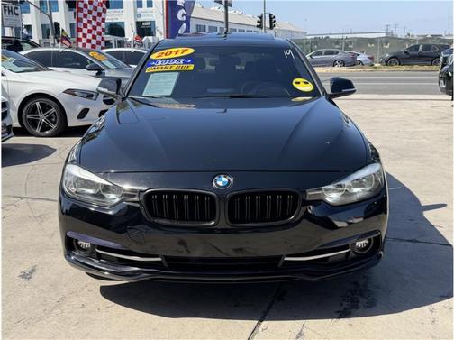 Black 2017 BMW 330 330i Sedan 4D