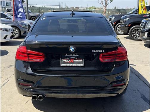 Black 2017 BMW 330 330i Sedan 4D