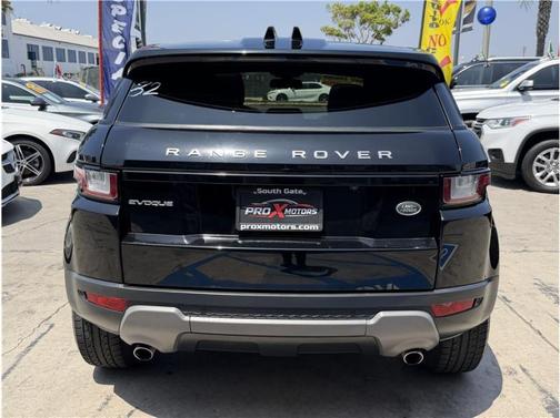 Black 2018 Land Rover Range Rover Evoque SE