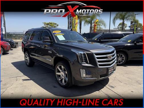 Gray 2017 Cadillac Escalade Premium Luxury