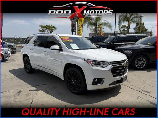 Summit White 2020 Chevrolet Traverse Premier