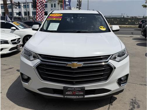Summit White 2020 Chevrolet Traverse Premier
