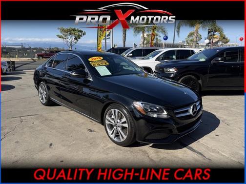 Black 2018 Mercedes-Benz C-Class C 300 Sedan 4D