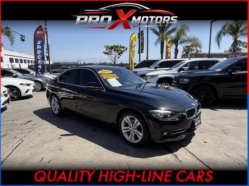 Black 2017 BMW 330 330i Sedan 4D