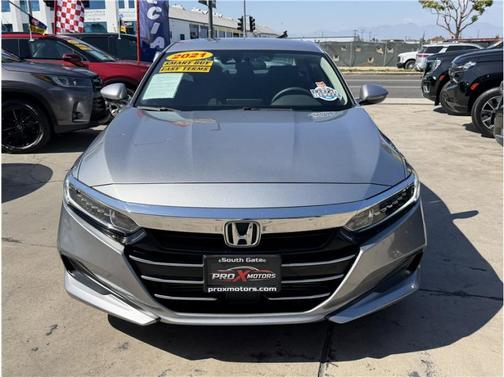Lunar Silver Metallic 2021 Honda Accord LX 1.5T
